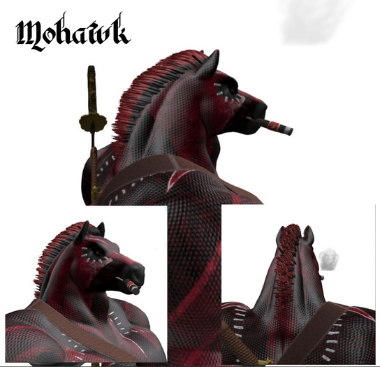 [TL] BD hair  Mohawk 1