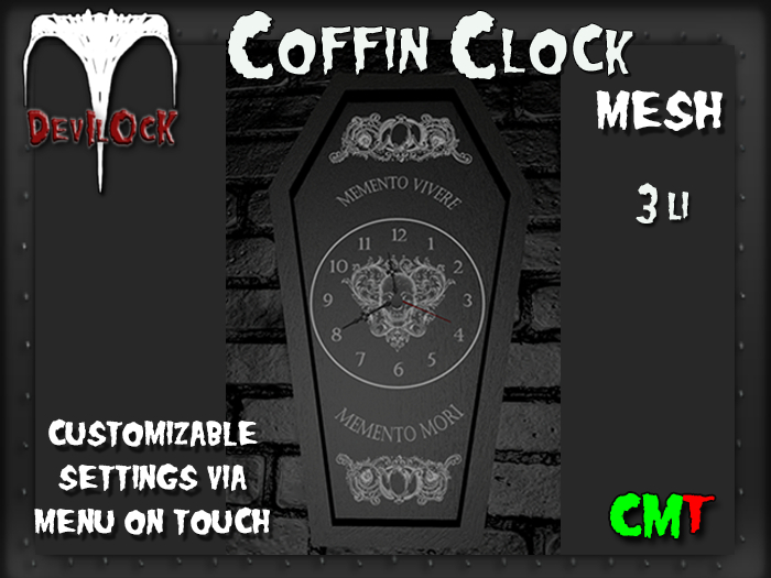 DEVILOCK - Coffin Clock MVMM (ADD TO UNPACK)