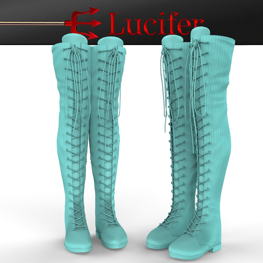 Teal Rider Boots Freya
