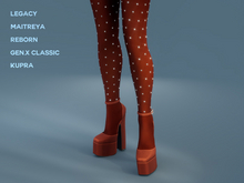 $NT Opulence Platforms & Tights BRICK RED