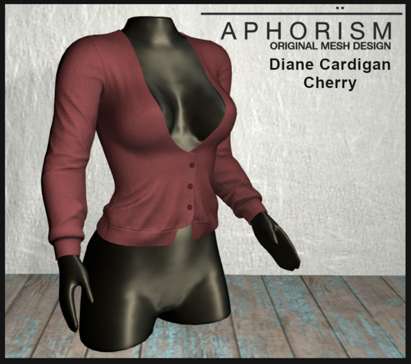 !APHORISM! - Diane Cardigan Cherry