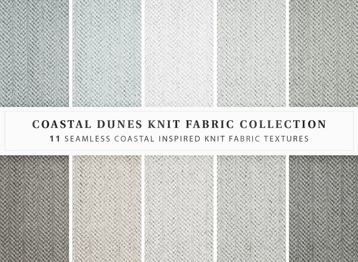 NEW! Coastal Dunes ♥ Knits Fabric Collection by Empire Textures