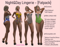 6785 Night&Day Lingerie Bodysuit - [Fatpack]