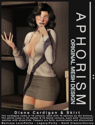 !APHORISM! - Diane Cardigan Fatpack