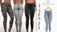 Pants Farah Light Blue Jeans - Denim - Maitreya Pants, Reborn Pants, Juicy Rolls Pants, Petite, Legacy - FashionNatic