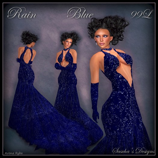 SAS - Rain Blue Gown (BoM + Omega) PROMO