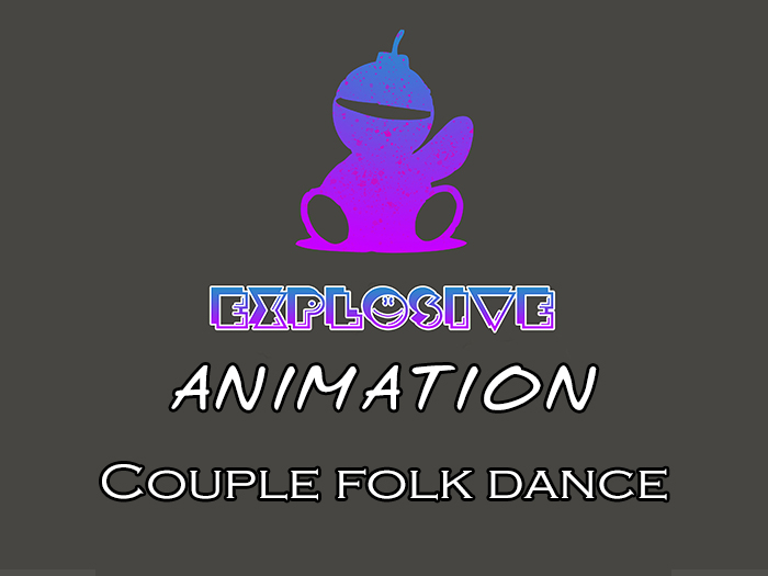 Explosive animation - Couple folk dance Full Perm