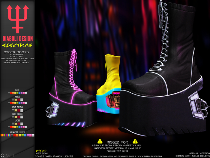 Second Life Marketplace - DEMO - DIABOLI DESIGN - ELECTRAS
