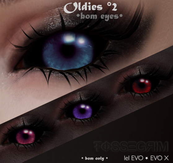 [FOSSEGRIM] - Oldies *2 - BOM Eyes (black sclera)