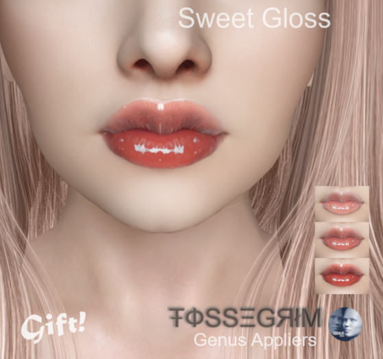 FOSSEGRIM.: Sweet Gloss. GENUS Appliers GIFT!!!