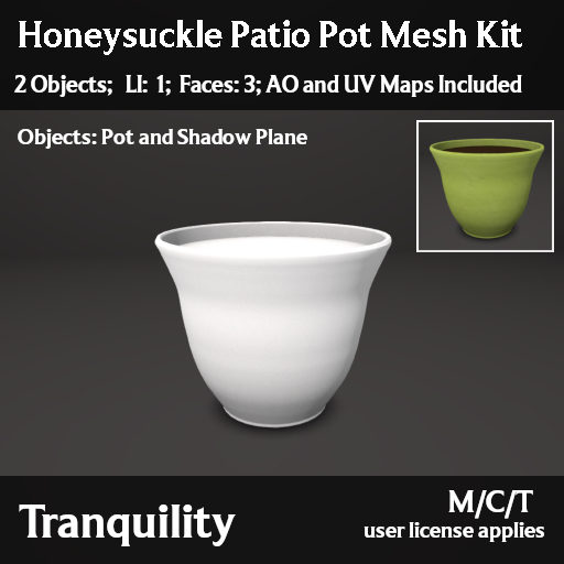 Tranquility - Honeysuckle Patio Pot Mesh Kit