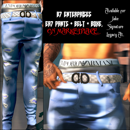 EA7   PANTS B7 - FATPACK