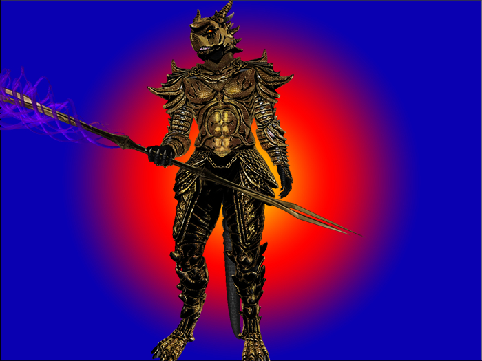 Golden armor for Jomo male dragon box