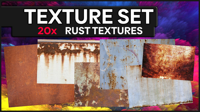 [MICHE] 20x RUST TEXTURES SET