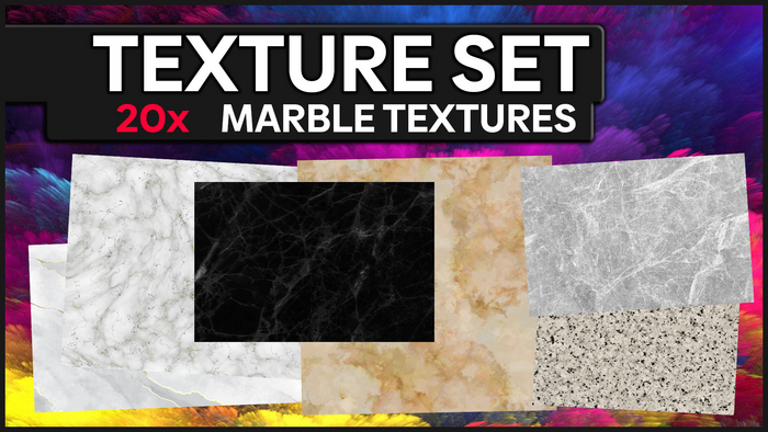 [MICHE] 20x MARBLE TEXTURES SET
