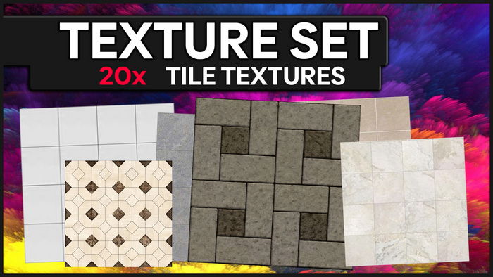 [MICHE] 20x TILE TEXTURES SET