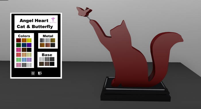 AH ~  Cat & Butterfly Decoraton *NEW*  Mesh