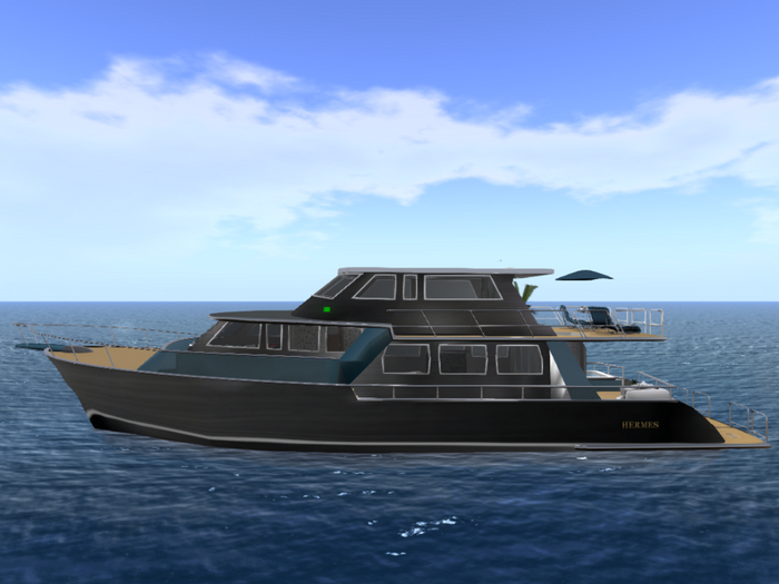 HERMES Boat executive - BLACK