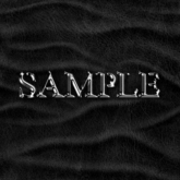 Zoy Texture [ Leather Wrinkle Wavy ] Seamless - Black