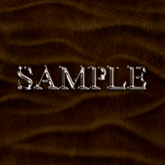 Zoy Texture [ Leather Wrinkle Wavy ] Seamless - Brown