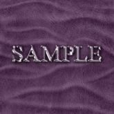 Zoy Texture [ Leather Wrinkle Wavy ] Seamless - Lavender