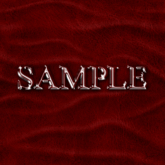 Zoy Texture [ Leather Wrinkle Wavy ] Seamless - Red