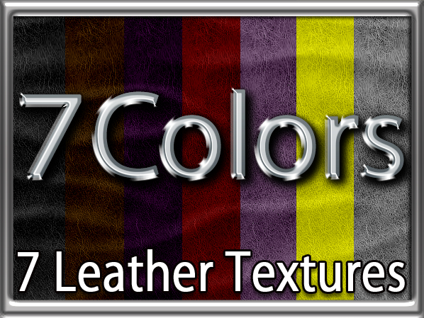Zoy Texture [ Leather Wrinkle Wavy ] Seamless - 7 Colors