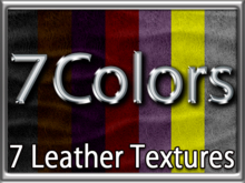 Zoy Texture [ Leather Wrinkle Wavy ] Seamless - 7 Colors