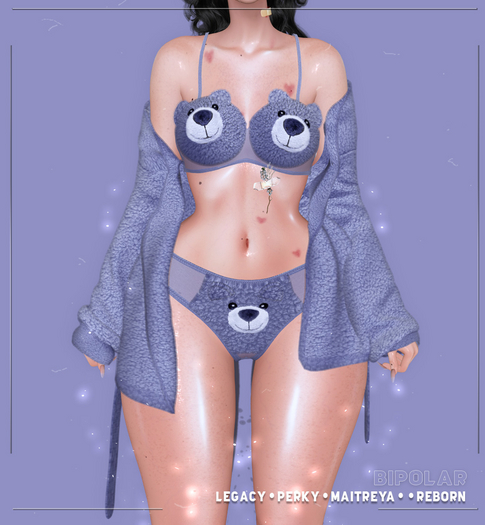 Bipolar - Teddy Set - Dust Blue