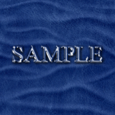 Zoy Texture [ Leather Wrinkle Wavy 02 ] Seamless - Blue