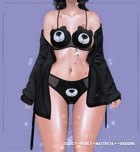 Bipolar - Teddy Set - Black