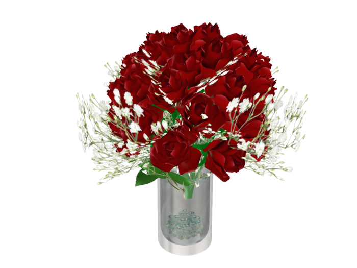 DTC - Roses in vase - 8LI