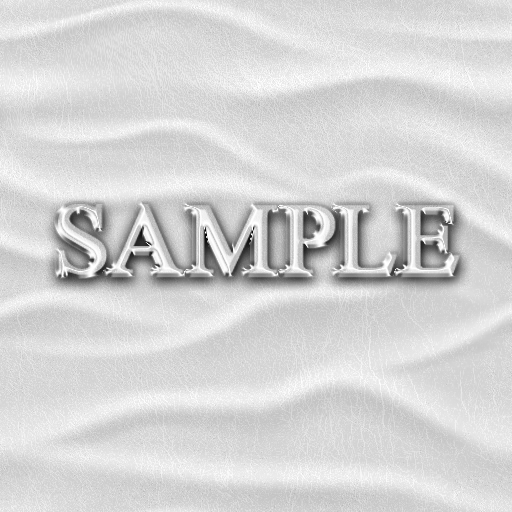 Zoy Texture [ Leather Wrinkle Wavy 02 ] Seamless - Clear White