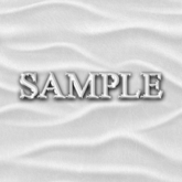 Zoy Texture [ Leather Wrinkle Wavy 02 ] Seamless - Clear White