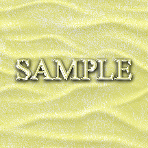 Zoy Texture [ Leather Wrinkle Wavy 02 ] Seamless - Lemon