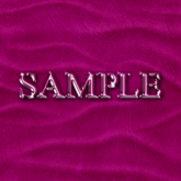 Zoy Texture [ Leather Wrinkle Wavy 02 ] Seamless - Pink