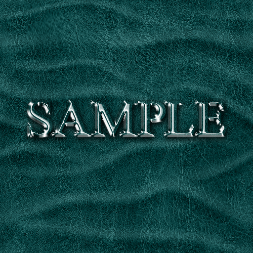 Zoy Texture [ Leather Wrinkle Wavy 02 ] Seamless - Teal