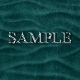 Zoy Texture [ Leather Wrinkle Wavy 02 ] Seamless - Teal