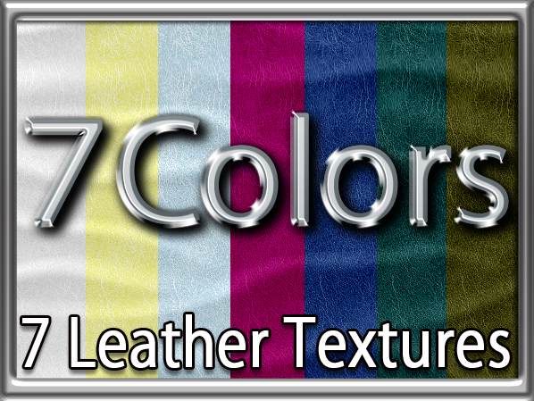 Zoy Texture [ Leather Wrinkle Wavy 02 ] Seamless - 7 Colors