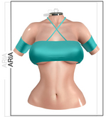 Teal Silk Top Maitreya