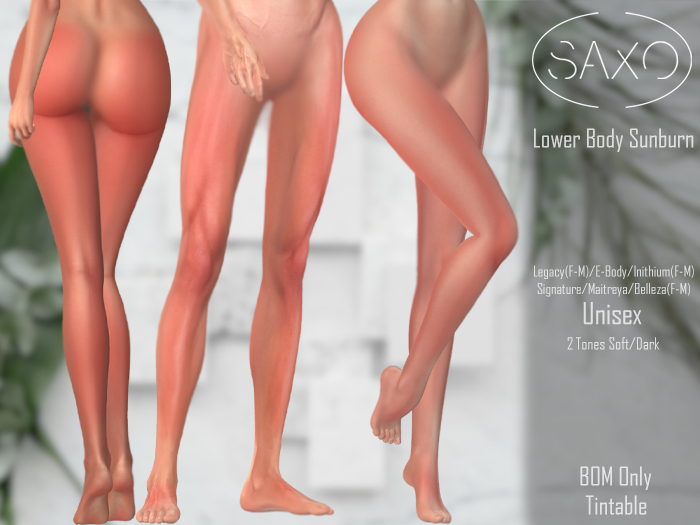 SAXO - Lower Body Sunburn Unisex (Tintable)