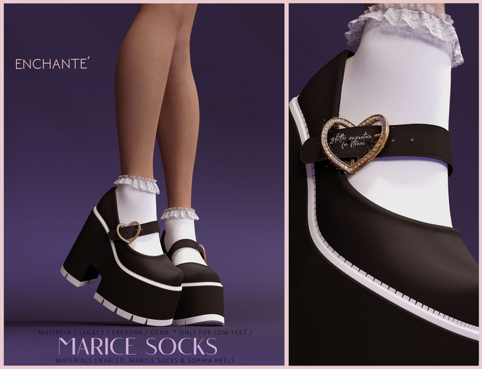 [Enchante'] - Marice Socks - FATPACK HUD