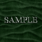 Zoy Texture [ Leather Wrinkle Wavy 03 ] Seamless - Moss