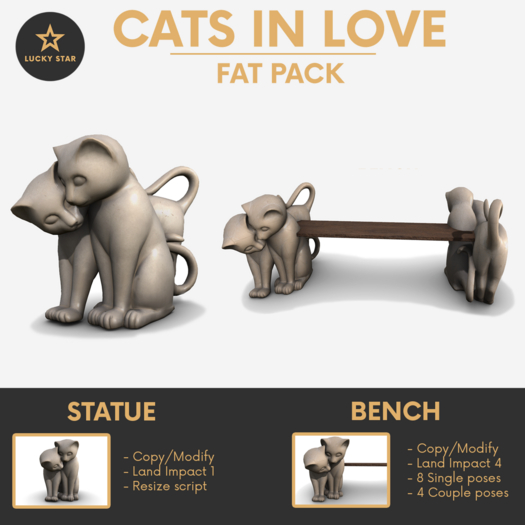 LUCKY STAR - Cats  In Love FAT PACK
