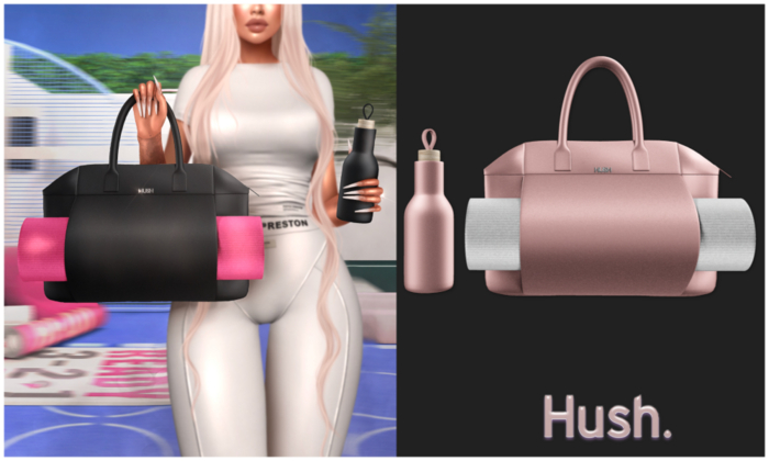 Hush . Pandora Yoga Set . Rose