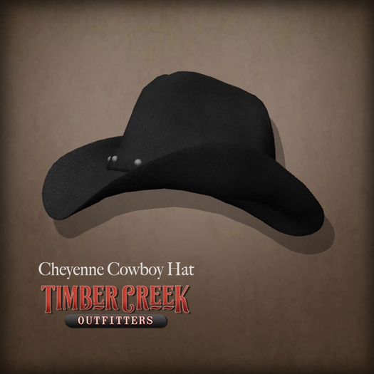 [Timber Creek] The Cheyenne Cowboy Hat-Midnight