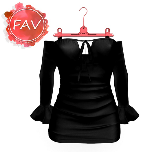 Black Sleeves Dress Reborn