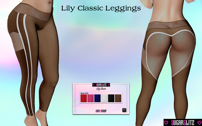 SugarGlitz - Lily Classic Leggings Brown