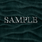 Zoy Texture [ Leather Wrinkle Wavy 04 ] Seamless - Green