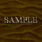 Zoy Texture [ Leather Wrinkle Wavy 04 ] Seamless - Yellow Brown